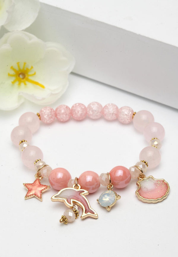 Bráisléid Pearl Colorful Le Charms