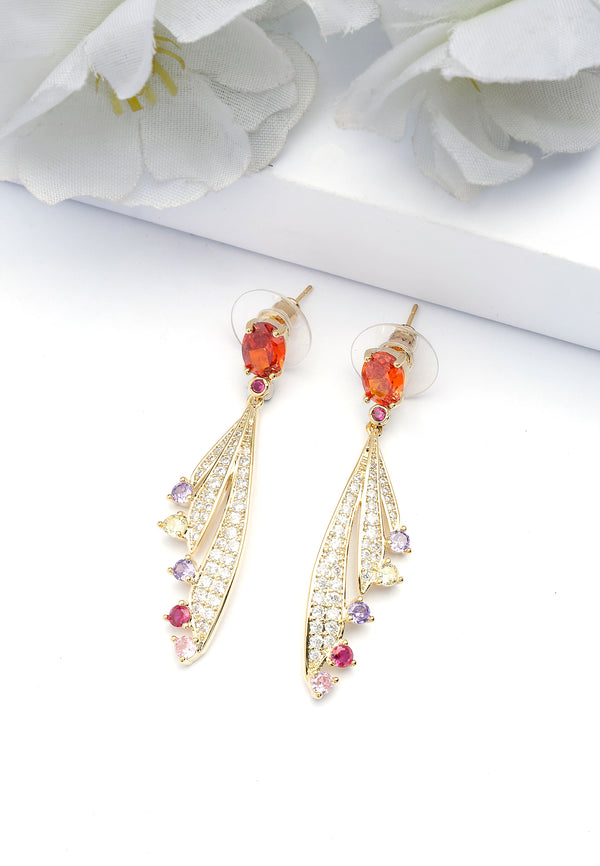 Pendientes de plumas