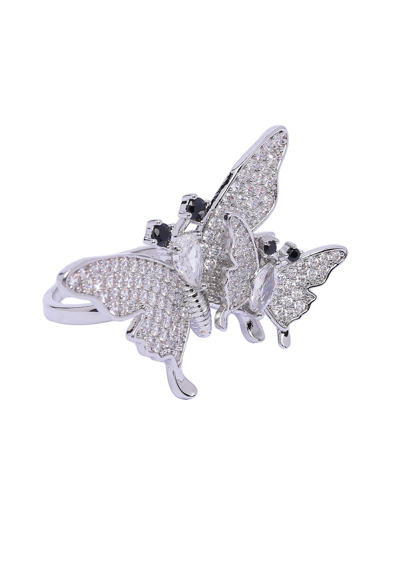 Anello Flutter Argento Carino